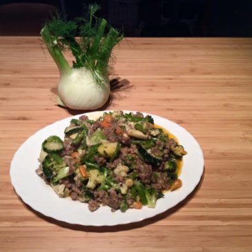 Édesköményes-zöldbabos wok-zöldséges bárány