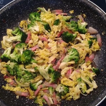 Keresztesvirágú növények pirítva/párolva