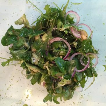 Könnyű, gyors zöld saláta