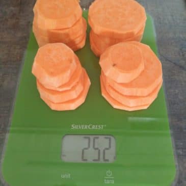 Édesburgonya NETTÓ szénhidrát-tartalma