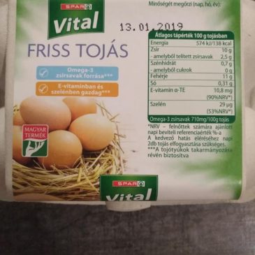 Úgy tűnik, hogy a Spar is követi a Táplálkozás-Beállítás alapelveit