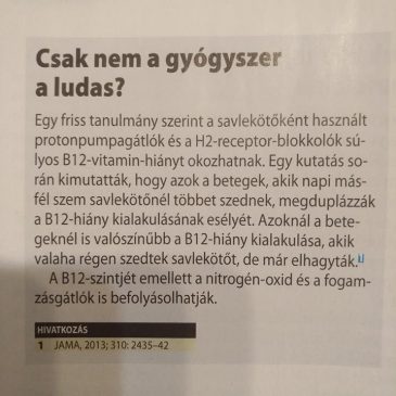 B12-hiány és savlekötők…