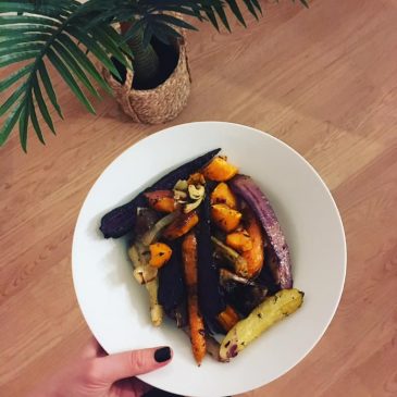 Sütőben sült zöldségek ebédre