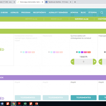 Alacsony FODMAP-étrendi” menük rendelhetőek