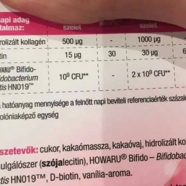 Édesipari termék vonzó összetevői